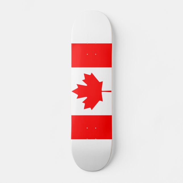 Canada Flag Skateboard Deck (Front)