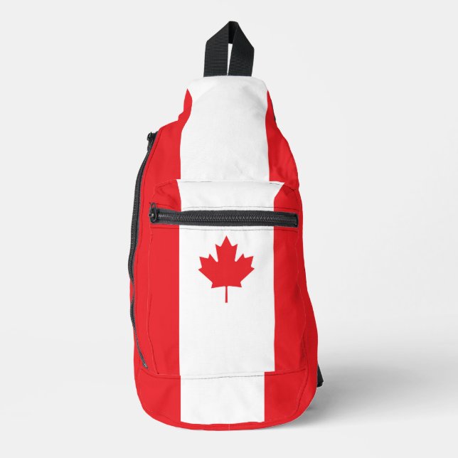 Canada flag sling bag (Front)