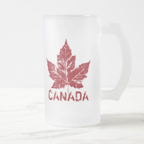 Canada Flag Souvenir Beer Glass Canada Mug