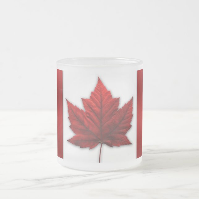 Canada Flag Souvenir Coffee Cup Canada Mug (Center)