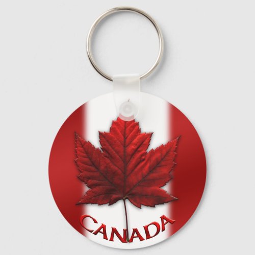 Canada Flag Souvenir Key Chain  Canada Maple Leaf