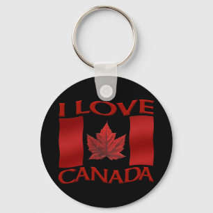 Canada Flag Souvenir Key Chain & Canada Maple Leaf