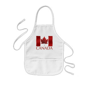 Canada Flag Souvenir Kids Apron Canada Souvenir