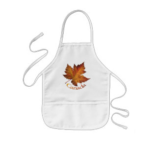 Canada Flag Souvenir Kids Apron Canada Souvenir