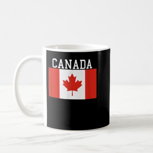 Canada Flag Souvenir Men Women Trip Holiday Canadi Coffee Mug