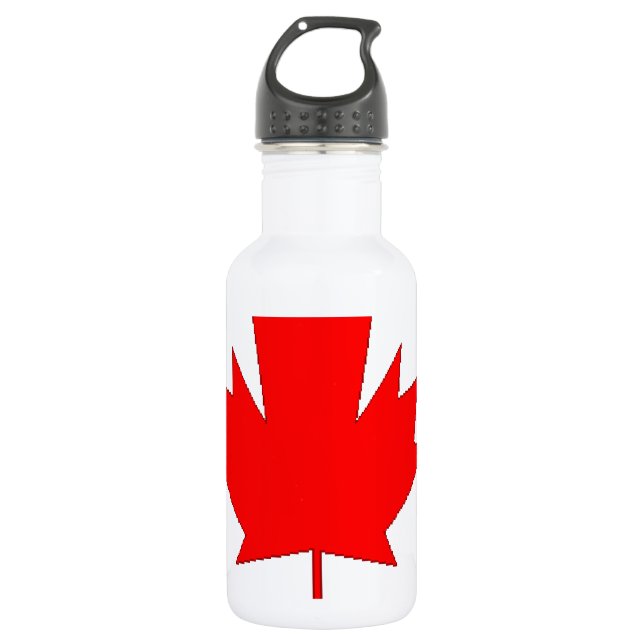 Canada flag stainless steel water bottle (Front)