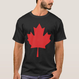 Canada Flag T-Shirt – Flat Sticker Design
