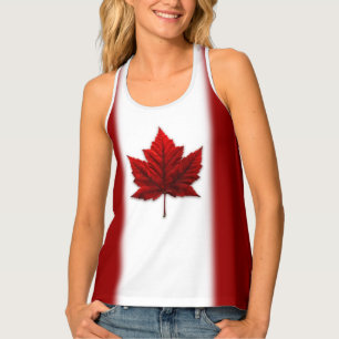 Canada Flag Tank Top Shirt Canada Souvenir Shirts