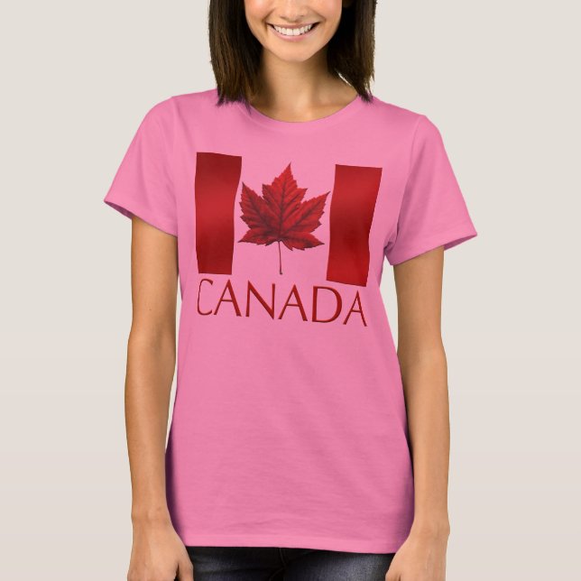 Canada Flag Tank Top Women's Canada Souvenir Shirt (Front)