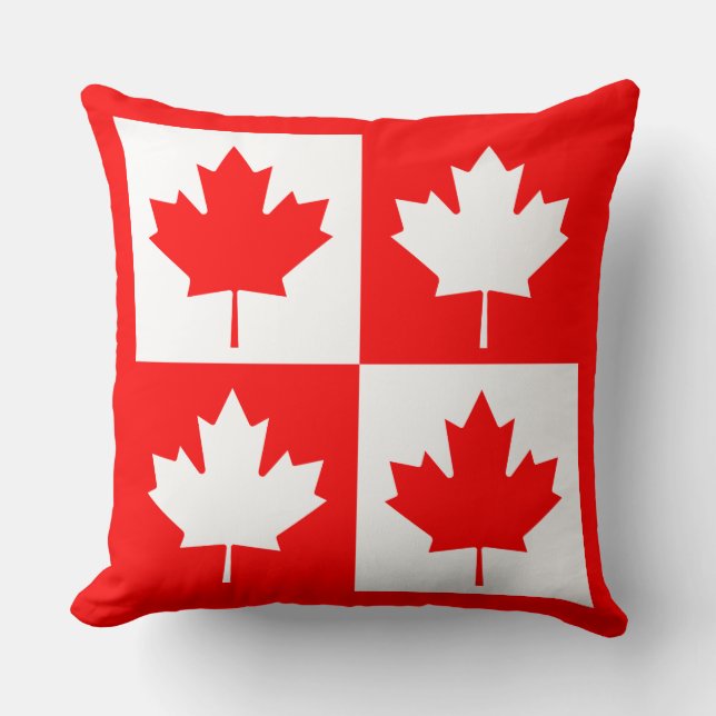 Canada flag throw pillow (Front)