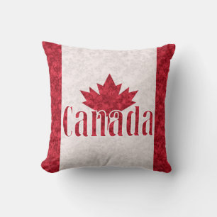 Canada, flag throw pillow