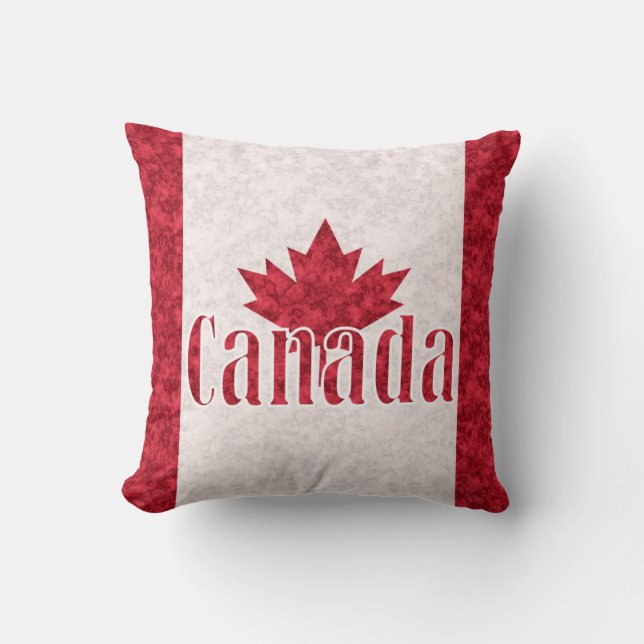 Canada, flag throw pillow (Front)