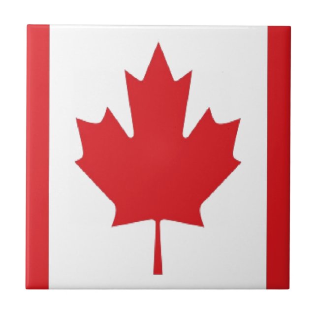 Canada Flag Tile (Front)