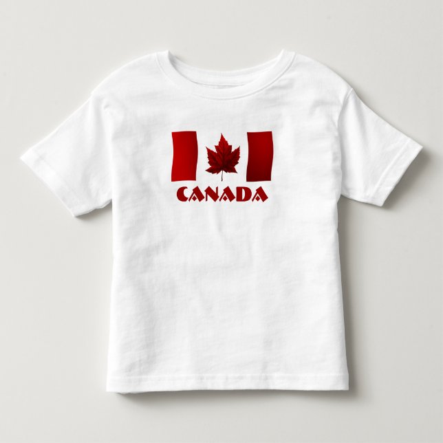 Canada Flag Toddler / Baby T-shirt Retro Souvenir (Front)