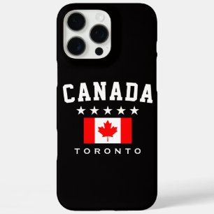Canada Flag, TORONTO City iPhone 16 Pro Max Case