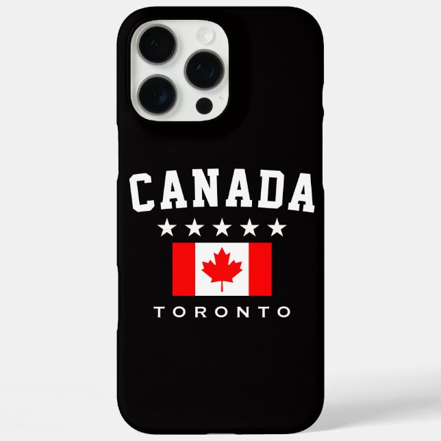 Canada Flag, TORONTO City  Case-Mate iPhone Case (Back)
