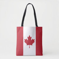 Canada Flag Tote Bag