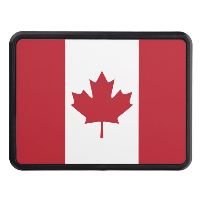 Canada Flag Trailer Hitch Cover (Front)