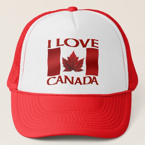 Canada Flag Trucker Hat Canada Souvenir Cap