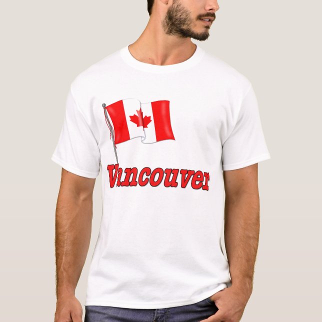 Canada Flag - Vancouver T-Shirt (Front)