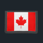 Canada Flag Wallet<br><div class="desc">The flag of Canada on the front of this wallet will evoke Canadian memories every time it is pulled from the pocket.</div>