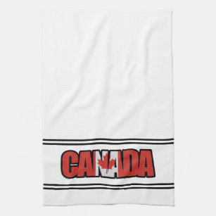 Canadian Flag Kitchen Hand Towels Zazzle