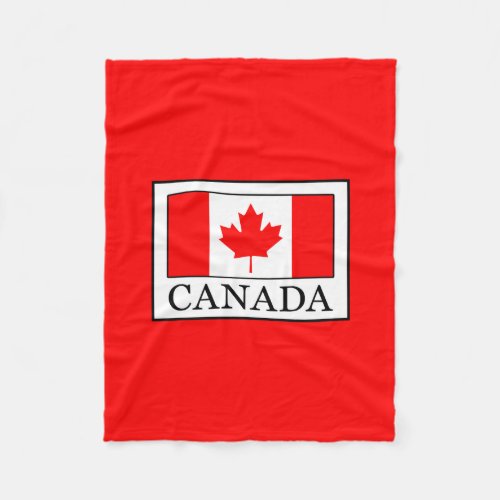 Canada Fleece Blanket