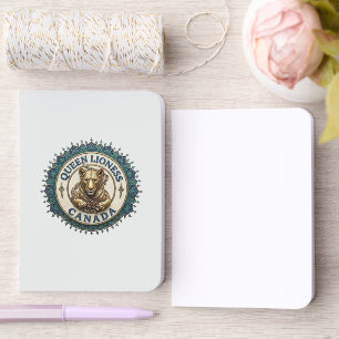 Canada Foliated Notebook - Gold Detail