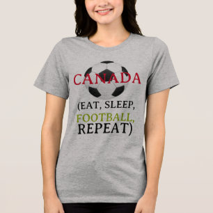 Canada Football Fan: Achempong 2026 World Cup Fun Tri-Blend Shirt