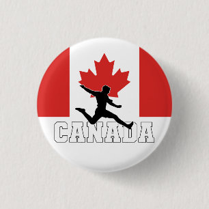 Canada Football Soccer National Team Button