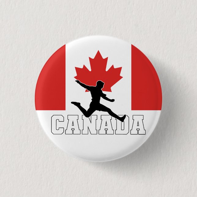 Canada Football Soccer National Team Button (Front)
