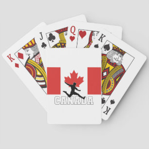 Canada Football Soccer National Team Poker Cards