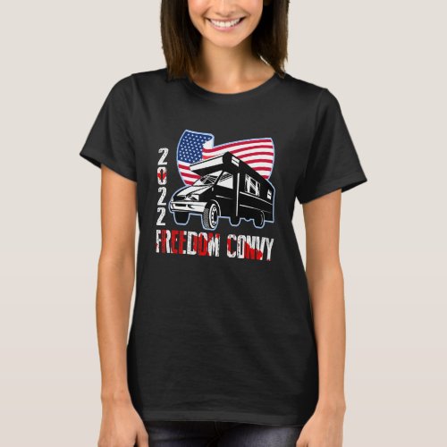 Canada Freedom Convoy 2022 Canadian Truckers Suppo T_Shirt