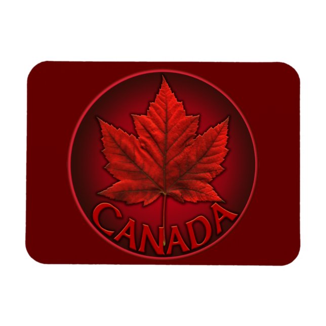 Canada Fridge Magnet Red Canada Souvenir Magnet (Horizontal)