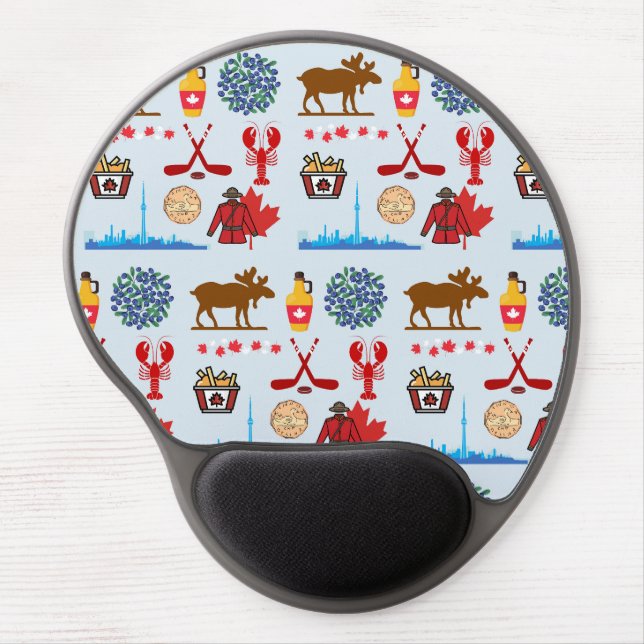 Canada Fun Gel Mouse Pad (Front)