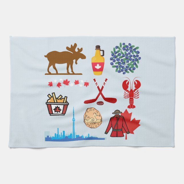  Canada Fun Kitchen Towel (Horizontal)
