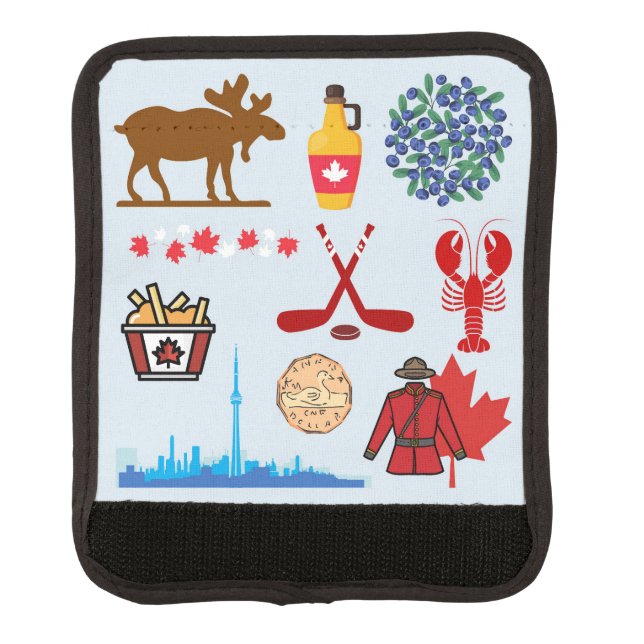 Canada Fun Luggage Handle Wrap (Front)