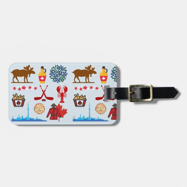 Canada Fun Luggage Tag (Front Horizontal)