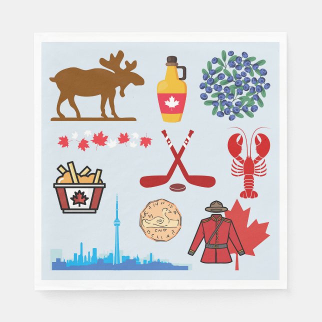Canada Fun Napkins (Front)