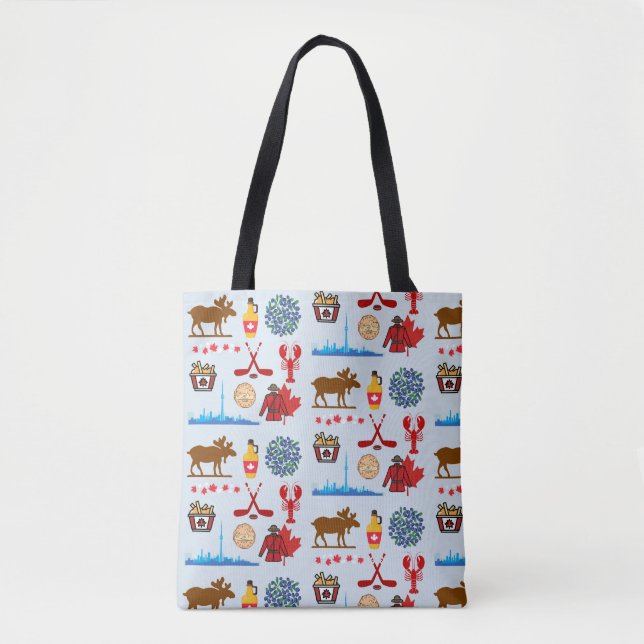 Canada Fun Tote Bag (Front)