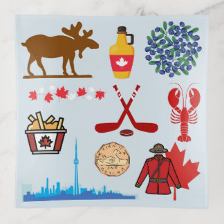 Canada Fun Trinket Tray