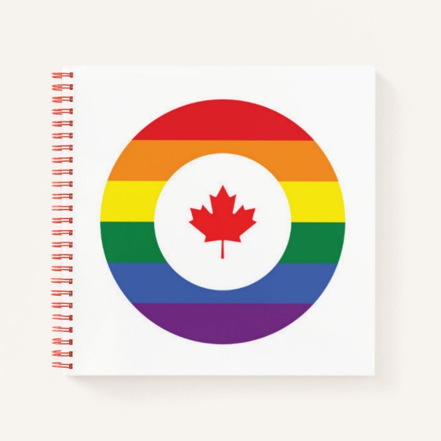 Canada Gay Pride Notebook (Front)