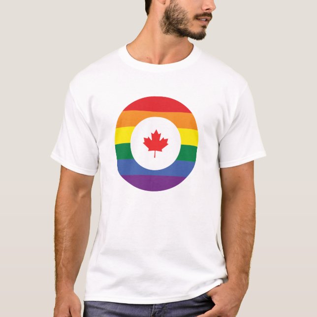 Canada Gay Pride T-Shirt (Front)