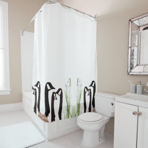 Canada Geese Birds Animal Wildlife Shower Curtain