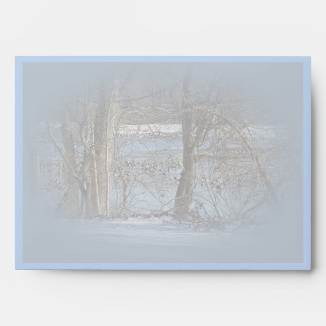 Canada Geese Happy Holidays Envelope (Front)