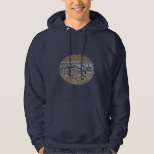 Canada Geese on Green Lane Reservoir Hoodie
