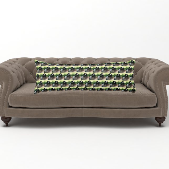 Canada Geese Wildlife Photo Pattern Body Pillow (In Situ)