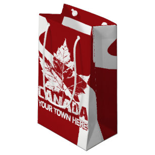 Canada Gift Bags Custom Canada Maple Leaf Gift Bag
