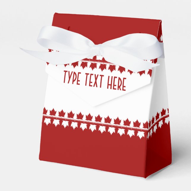 Canada Gift Box Personalized Canada Gift Bag (Front Side)