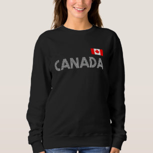 Canada Gift Flag Varsity Canadian Toronto Retro Vi Sweatshirt